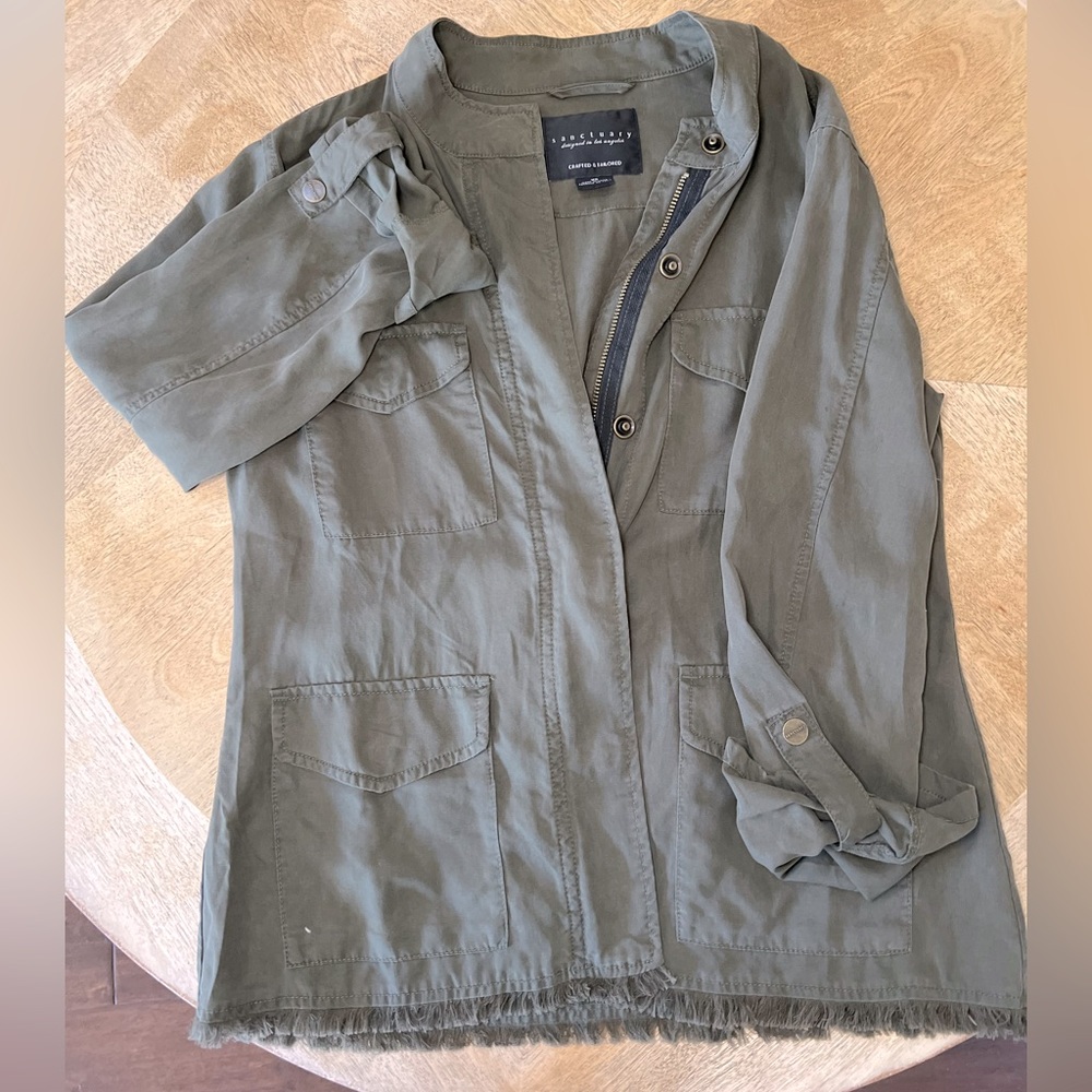 ARMY GREEN UTILITY SOCIALITE JACKET